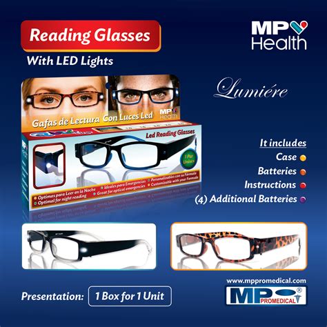 Reading Glasses with LED Lights | MP Promedical