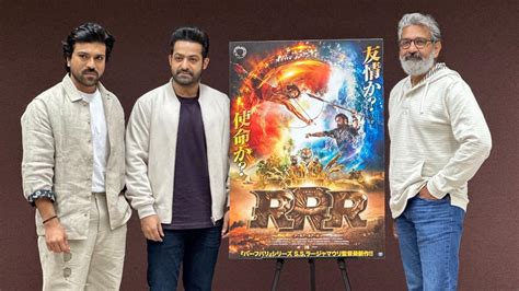 Rrr In Japan Jr Ntr Ram Charan And Ss Rajamouli Receive A Grand