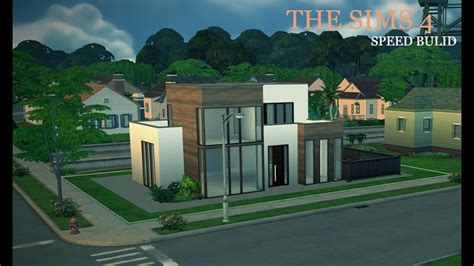 The Sims Speed Bulid Nowoczesny Dom Youtube