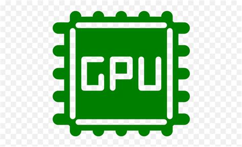 Green Cpu Icon Free Green Computer Hardware Icons Icon Gpu Png Cpu