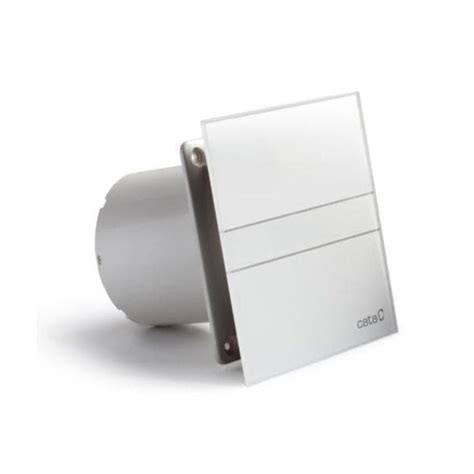 Cata A Rateur Extracteur D Air Simple Flux Plaque Avant En Verre Blanc