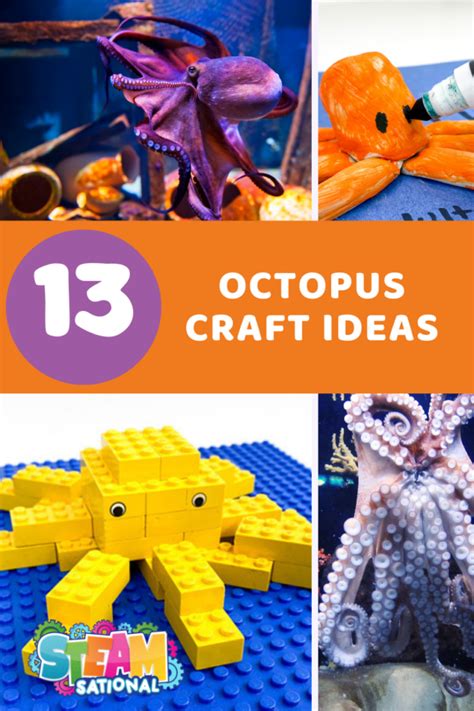 13 Octopus Craft Ideas that will Make Waves at School!