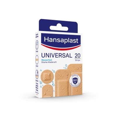 HANSAPLAST Universal Pflasterstrips Wasserfest Zurrose De