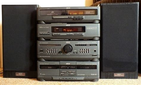 Akai Stereo HiFi Stack System CD Player Cassette Deck Amplifier