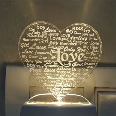 Acrylic D Heart Led Night Lamp At Inr At Best Price In Rajkot