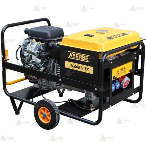 Generador trifásico a gasolina arranque elect 20 KVA 16 000W Premer