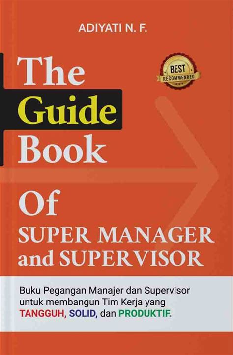 jual buku  guide book  super manager  supervisor karya adiyati