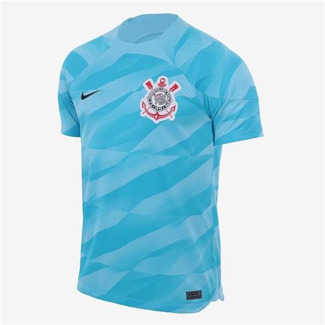 Camisa De Goleiro Do Corinthians 2023 24 Torcedor Pro Nike Masculina