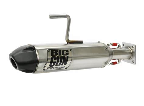 Big Gun Exhaust Exo Stainless Slip On Muffler For 2020 22 Kawasaki Krx