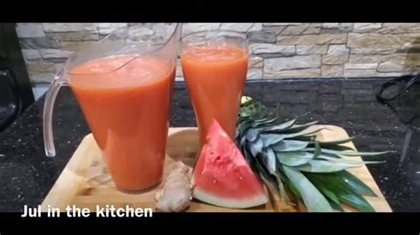 How To Make Jamaican Caribbean Juice Refreshing Natural Fruit Punch