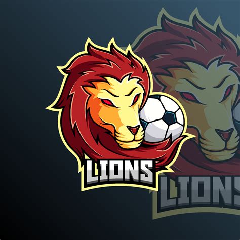 Lions Football Logo Team Badge Vector Art At Vecteezy