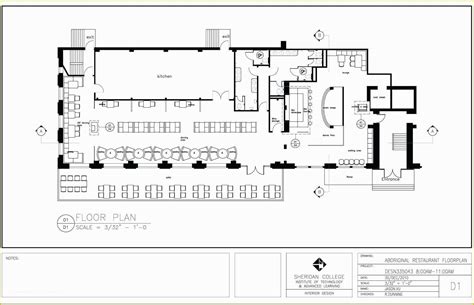 Restaurant Floor Plan Template Free