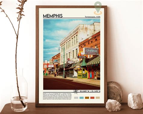 Memphis Print, Memphis Art, Memphis Poster, Memphis Photo, Memphis Poster Print, Memphis ...