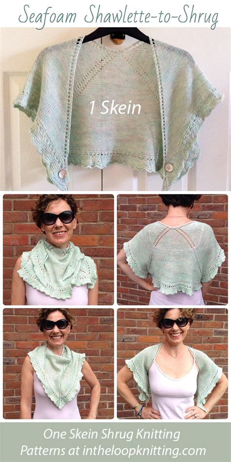 One Skein Shrug Knitting Patterns In The Loop Knitting