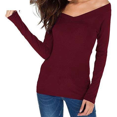 Buy Jaycosin Womens Clother T Shirt Loose Women V