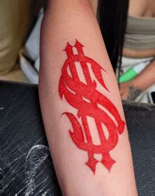 What Does A Dollar Sign Tattoo Mean | TattooAdore