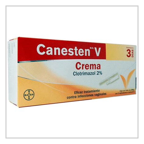 Canesten V® Crema 3 Días Infecciones Vaginales 20g Zedel Distribuidora