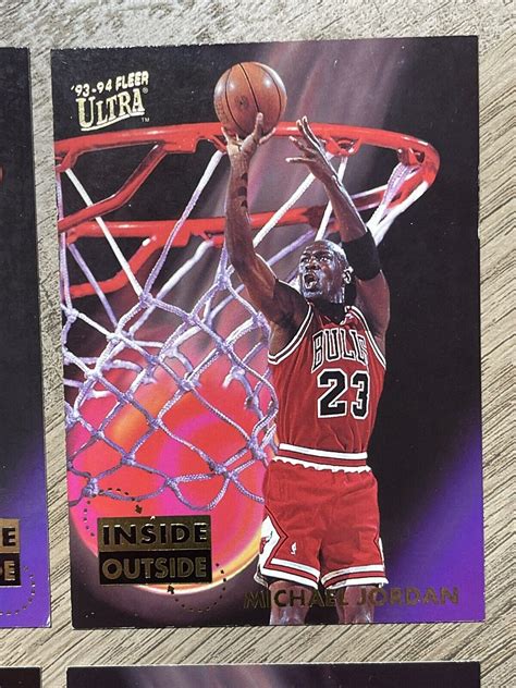 Michael Jordan Fleer Ultra Inside Outside Card Set Values