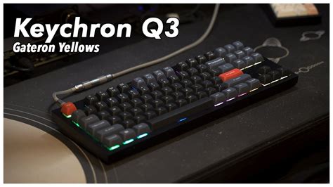 Keychron Q With Gateron Yellows Typing Test Youtube