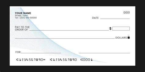 Cheque Template Vector Art, Icons, and Graphics for Free Download