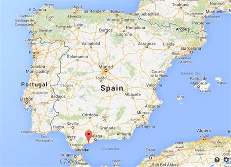 Where is Marbella on map of Spain