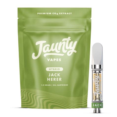 Jaunty Jack Herer Cartridge Vape Hybrid G Flynnstoned Cannabis