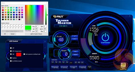 Palit 1080 gamerock thundermaster RGB control issue : r/nvidia