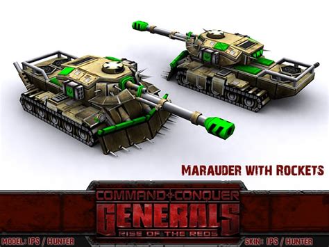 Marauder Tank With GLA Tier 1 Tech Image Rise Of The Reds Mod For C C