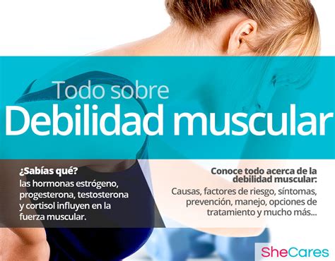 Precursor soldadura Diplomático debilidad en los musculos de las