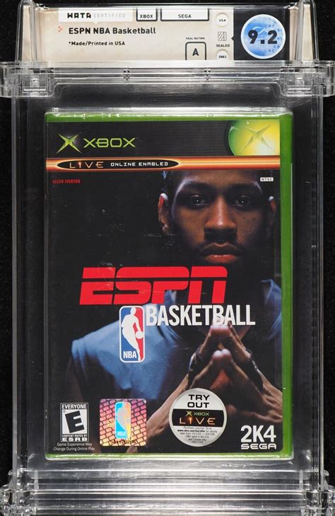 Espn Nba Basketball K Microsoft Xbox Wata Sealed A Graded