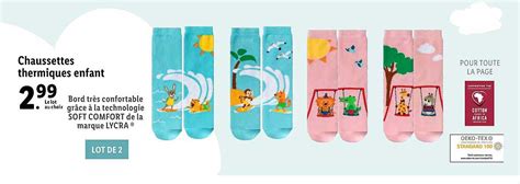 Promo Chaussettes Thermiques Enfant Chez Lidl Icatalogue Fr