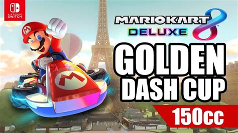 Mario Kart 8 Deluxe Golden Dash Cup 150cc Nintendo Switch Youtube