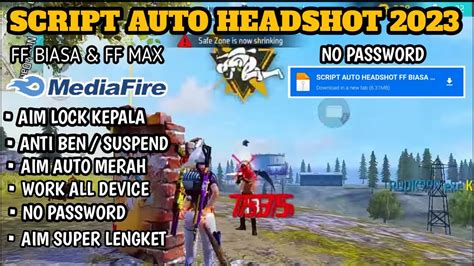 Config Ff Update Script Obb Auto Headshot Aim Brutal Nembak Badan Ff