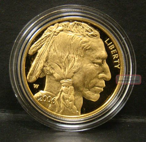 24kt Pure 9999 Gold 50 2006 W American Buffalo 1 Oz Proof Coin W Box