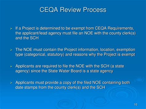 PPT State Water Resources Control Board Environmental Review Process