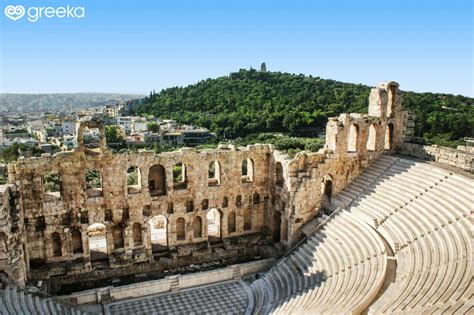 Herodes Atticus Theatre In Athens Greece Greeka