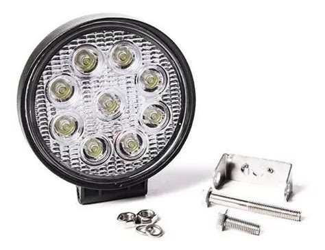 Kit Par Farol De Led Milha Auxiliar Led Redondo Carro 12v 24 MercadoLivre