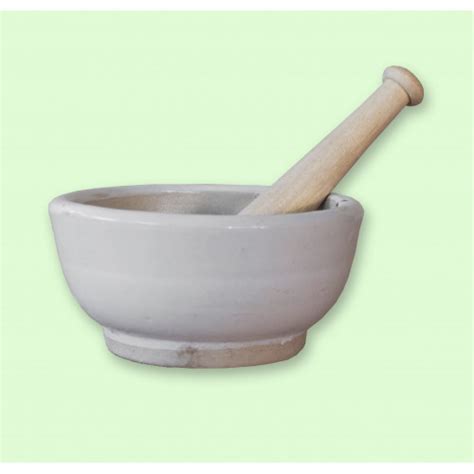 Mortar and Pestle Ceramic Ayurvedic Medicine Crusher (idikallu)|NatureLoC