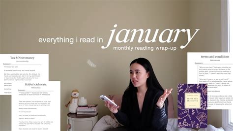 Everything I Read In January Monthly Reading Wrap Up Youtube