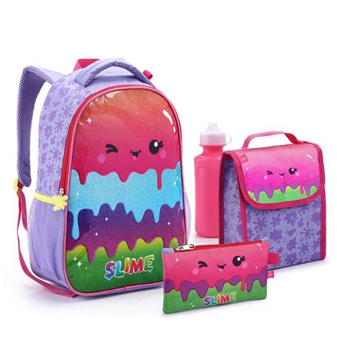 Kit Mochila Escolar Infantil Masculina Foguete Pontofrio