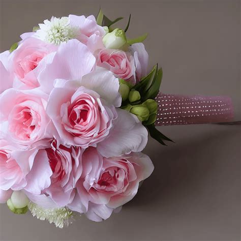 Beautiful Perfect Delicate Flawless Realistic Spring Wedding Bouquet