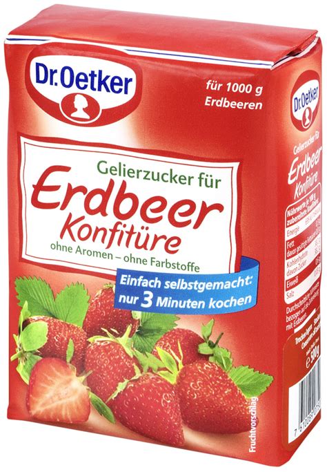 Gelierzucker Erdbeer Dr Oetker G Pack