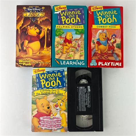 Winnie The Pooh Vhs 5 Video Tape Lot 1 On Ebid United States 213902021