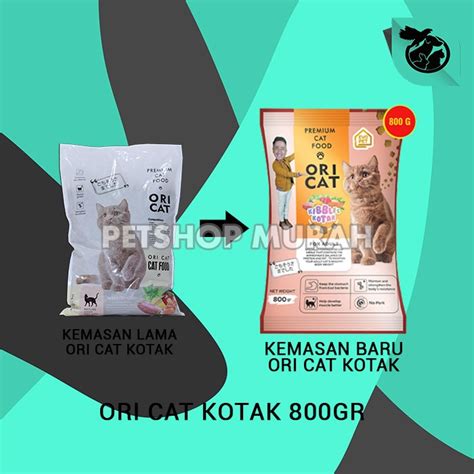 Jual Ori Cat Makanan Kucing Murah Makanan Kucing Repack 1Kg ORICAT