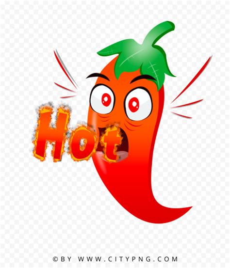 Vector Cartoon Chili Pepper Hot HD PNG Citypng
