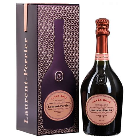 Champagne Cuvée Rosé brut 75 cl Laurent Perrier gift box