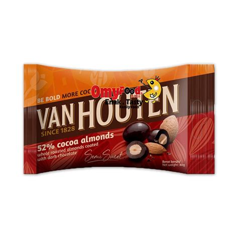 G Van Houten Chocolate Pouch Almonds Dark Milk Assortment Raisins