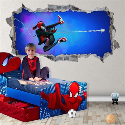 Vinilos Agujero 3d Miles Morales Spider Man