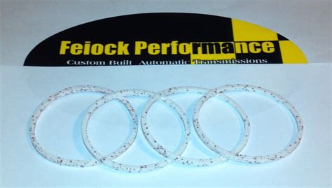 Th400 4l80e Teflon Center Support Ring Kit 4 Solid Rings Usa