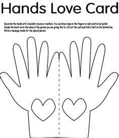 Printable Praying Hands Craft Template